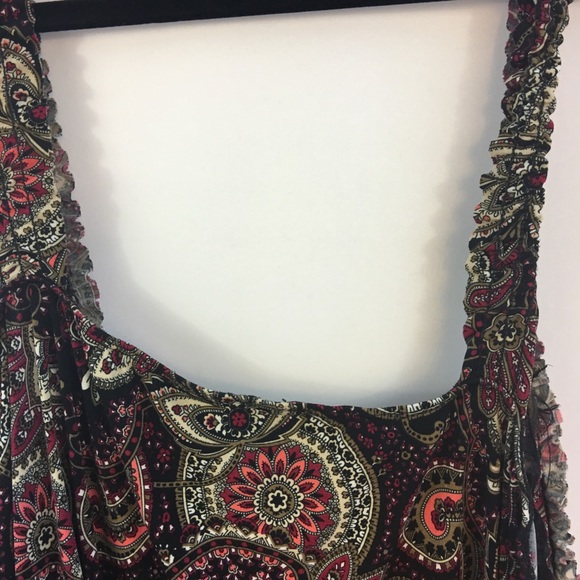 Venezia Tank Top Plus Size 26/28 Paisley Ruffles - Picture 7 of 7